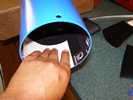 Flocking the area between the last baffle and the focuser with ProtoStar� flocking material.