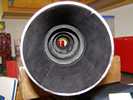 Another view showing internal flocking of the main tube with the baffles in focus.