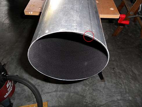 ProtoStar FlockBoard Material trimmed and placed back in Main Tube - Objective End - 10 (Click to go to page)