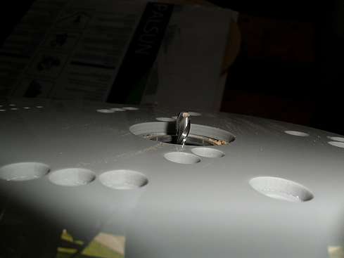 1/4" up-cut router bit for cutting out the baffles - 6 (Click to go to page)