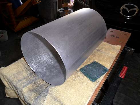 600-grit sanding of Dew Shield - 6 (Click to go to page)