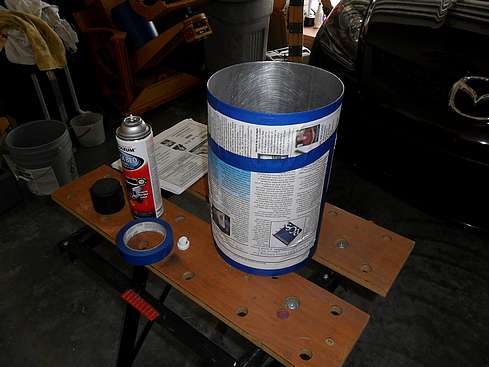 Dew Shield masked off for flocking - 8 (Click to go to page)