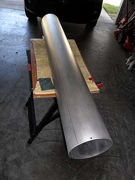 Main Tube sanding with 600-grit sandpaper - 3 (Click to go to page)