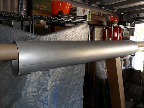 Main Tube hung in preparation to prime - 1 (Click to go to page)