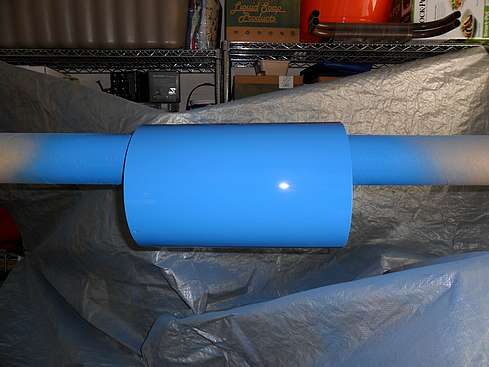 Dew Shield painted with three to four light coats - front view - 2 (Click to go to page)
