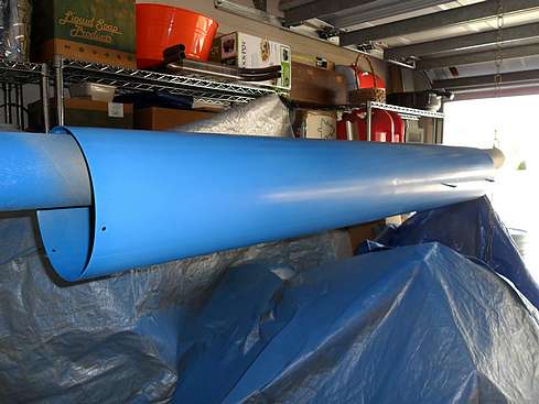 Main Tube ready for final coats of paint - 6 (Click to go to page)