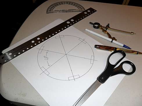 Making of template for use in installing aluminum spacers - Step Three - 16 (Click to go to page)