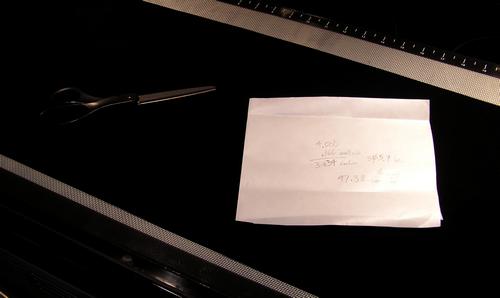 ProtoStar backed in Mylar cut to the final dimensions to fit the tube perfectly.