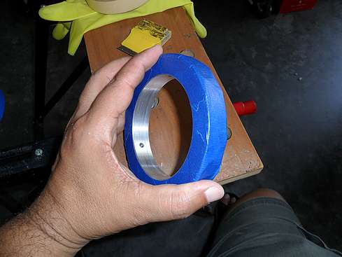 Prepping Focuser Collimation Ring for painting - 9 (Click to go to page)