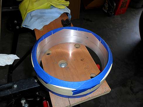 Prepping Rear Objective Cell for flocking and painting - 3 (Click to go to page)