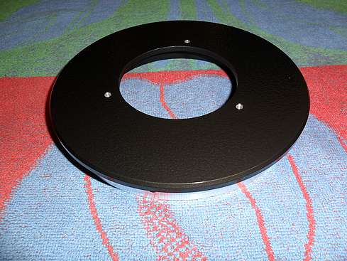 Painted Focuser Backplate Support - Close-up of outside surface (Click to go to page)