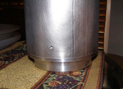 Holes for Dew Shield drilled and tapped. Ready for priming and painting.