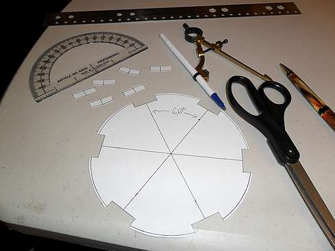 Completed template for use in installing aluminum spacers - Step Five - 18 (Click to go to page)