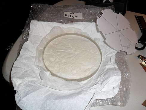 6" inch f/10 Jaegers Objective Flint element - unwrapped - 21 (Click to go to page)