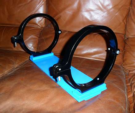Completed Custom Dovetail Plate and Cradle Rings assembly - 10 (Click to go to page)
