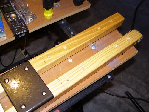 The Cradle Ring sections drilled and slotted from another perspective.