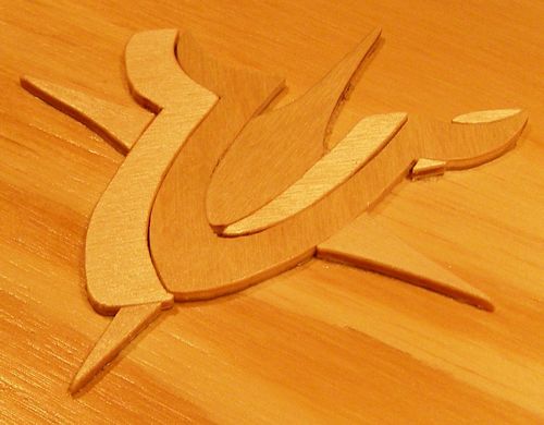 The Cradle Rings after shaping on a bench gringer.