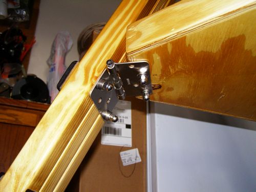 The Cradle Ring sections drilled and slotted.