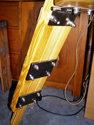 The Cradle Ring sections drilled and slotted from another perspective.