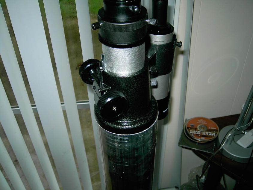 Test fit of the focuser onto the tube.