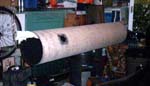 Sonotube-Sanded Interior Primed and Flocked with Krylon Ultra Flat Black-Front End