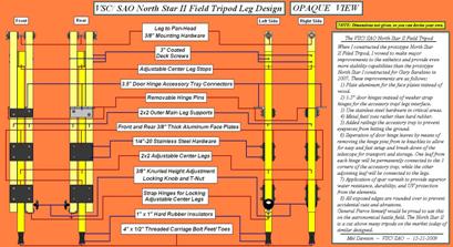 North Star II Field Tripod Legs (Opaque)