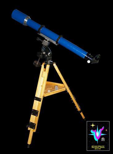 Construction Overview of the VSC/ SAO/ Carton 100mm f/13  "Mary Dawson" Refractor. Click to visit this section.